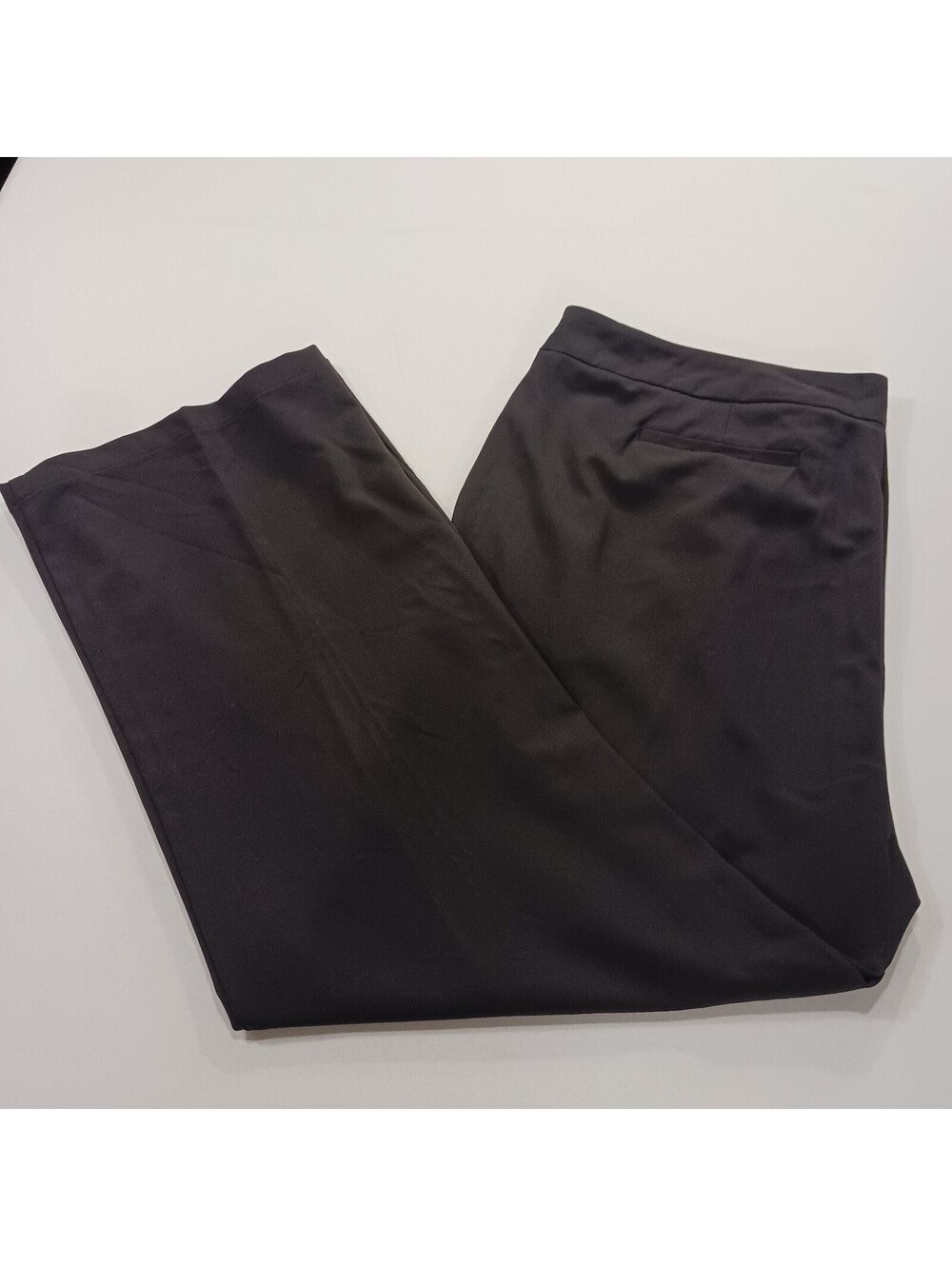 Basic Editions RN#42000 Women's Black Pull-On High Rise Pants Size 2X (43×30)